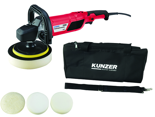 Rotary polisher with accessories in carrying case KUNZER (7PM05)