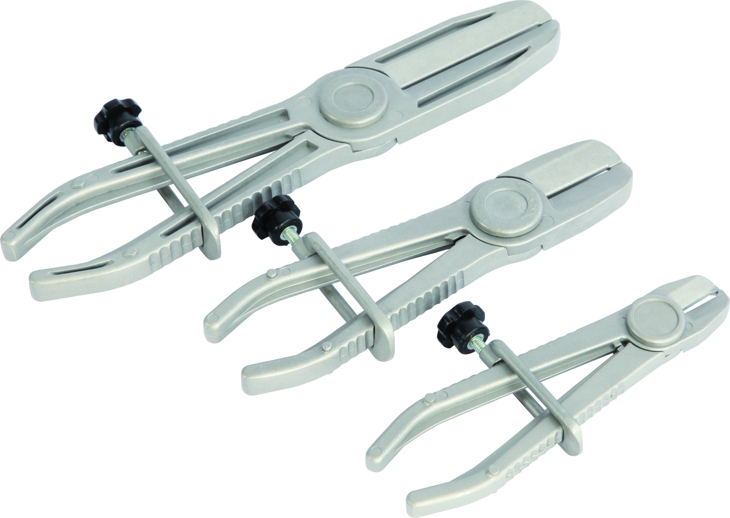 Tube clamping tong set, 3-part for tube diameter of 11 mm to 60 mm