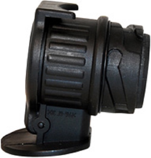 LAS Short Adapter Trailer Rotatable 13-pin to 7-pin 12 volt plastic 10007