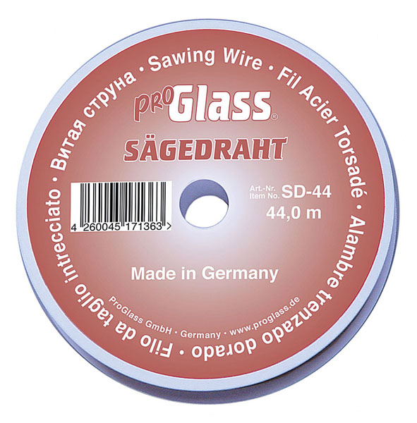 PROGLASS ProGlass SD saw wire, Ø 0.80 mm, 44 m on plastic spool SD-44
