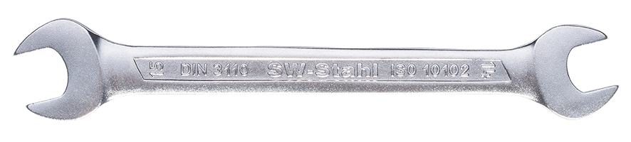 SWSTAHL Doppelgabelschlüssel 10 x 11 mm 00103L