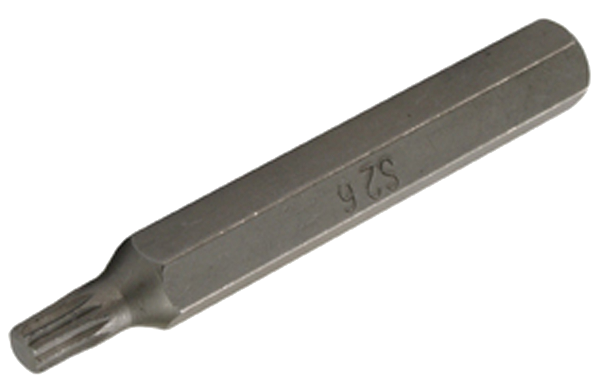 SWSTAHL Screwdriver bit, spline, long 6 mm 05221L