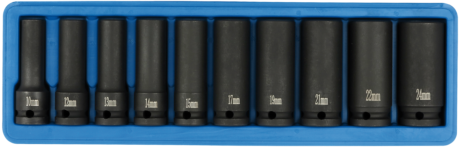 SWSTAHL IMPACT spanner sockets, 1/2 inch, 10-piece 07960L