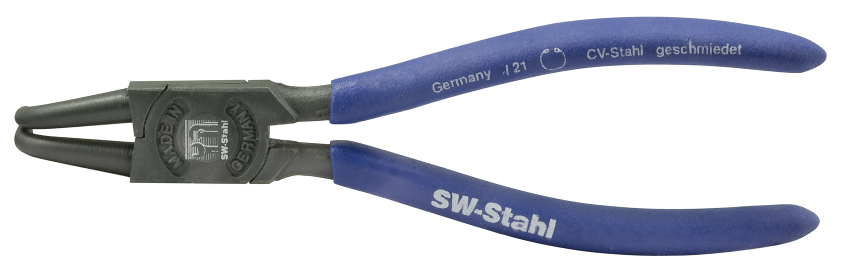SWSTAHL Circlip pliers, outer, bent, 175 mm 41302L