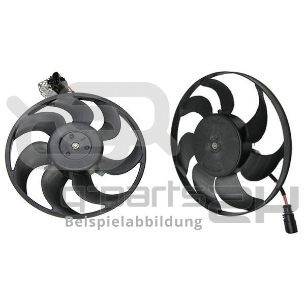 1 Fan, engine cooling VALEO 696019 SEAT SKODA VW